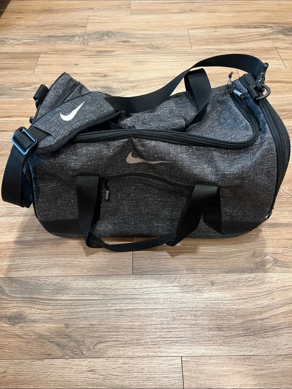 Nike Heather Grey Duffel Bag